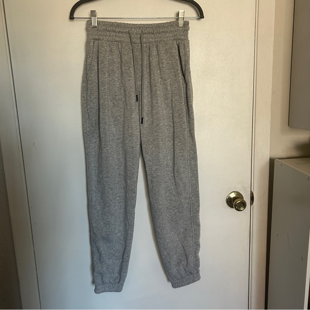 Grey Drawstring Joggers